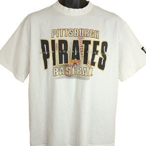 Pittsburgh Pirates Starter T Shirt Vintage 90s MLB Baseball Made In USA Mens